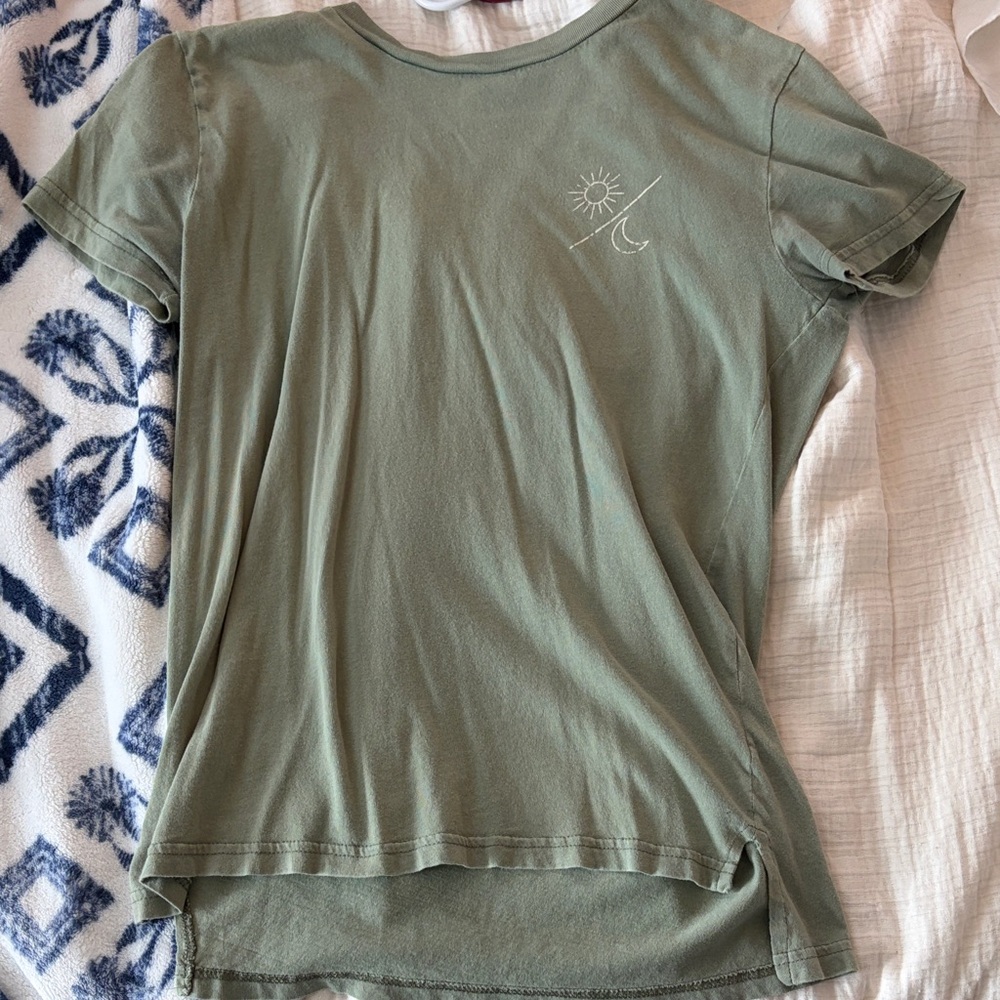 Women's Green Graphic Tee